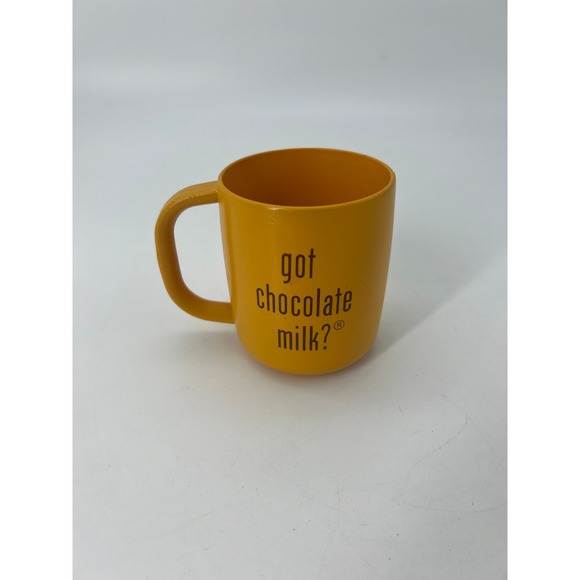 Other - Got Chocolate Milk Advertising Display Cup Yellow Resin Collectible Mug 90s